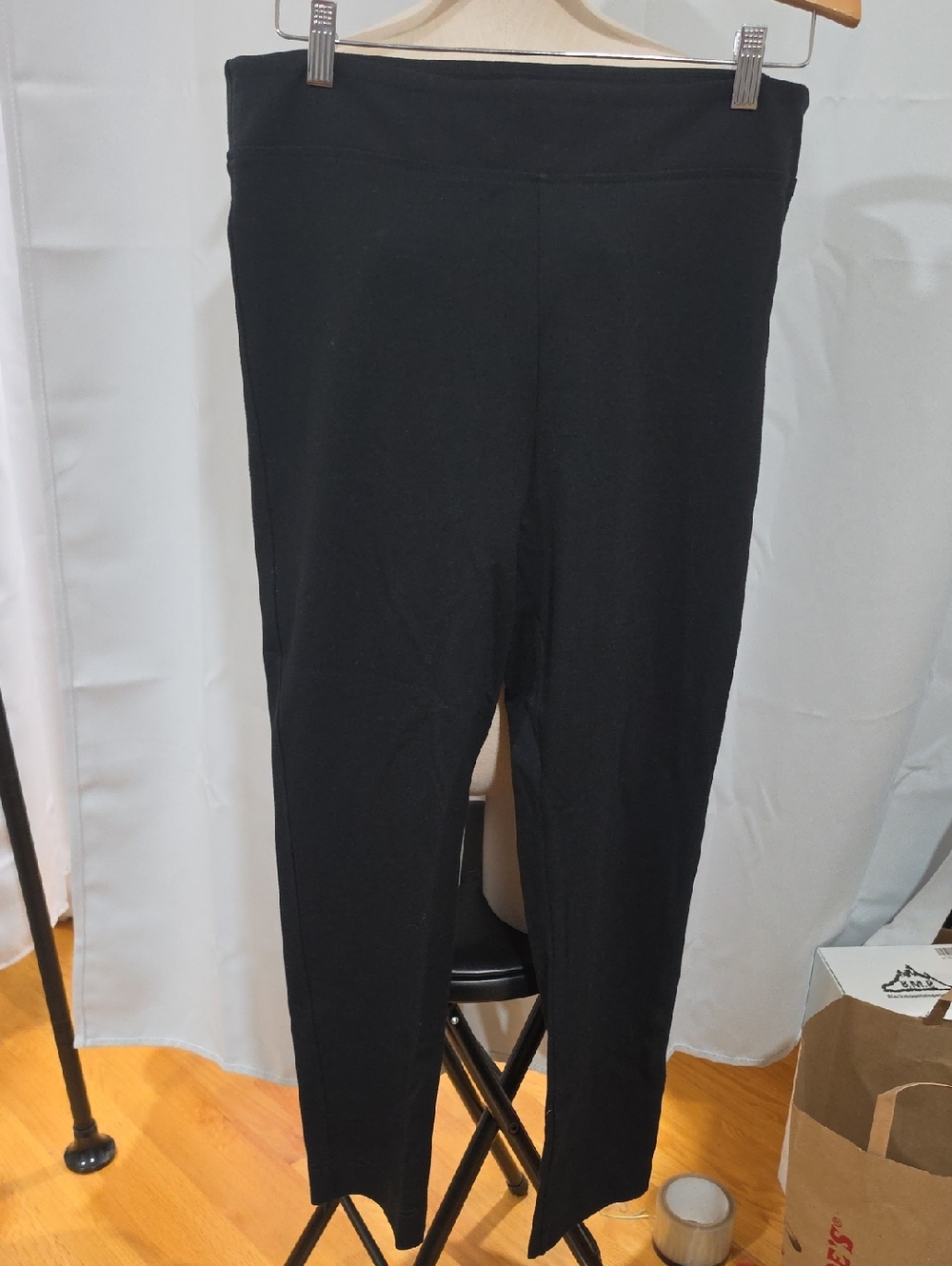 NIC+ZOE Black High-Waist Ponte Leggings